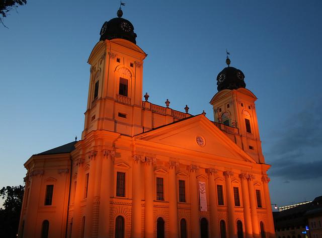 Wahrzeichen von Debrecen: Große Reformierte Kirche  Debrecen