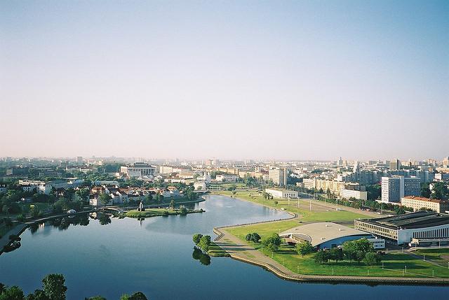 Minsk, die weißrussische Hauptstadt