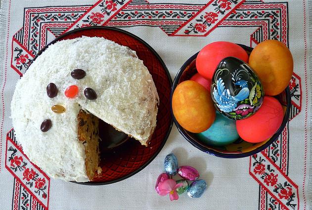 Ostern in Russland: Osterkuchen, Osterbrot, Süßigkeiten und Ostereier