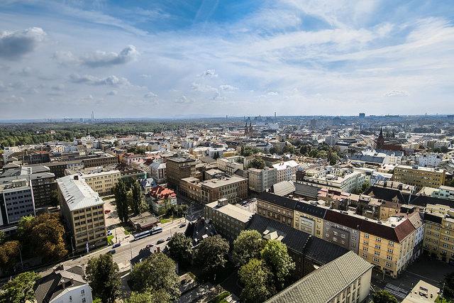 Blick auf die tschechische Stadt Ostrava (Ostrau)