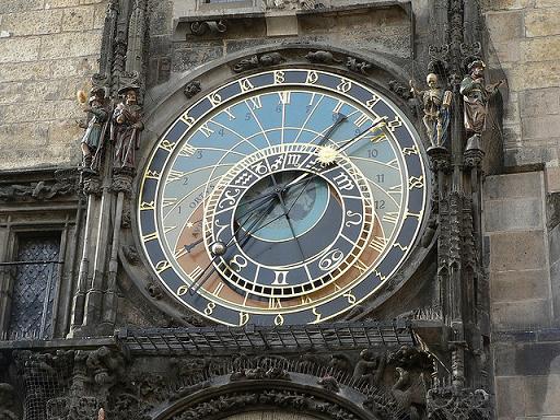 Astronomische Uhr am Altstädter Rathaus in Prag